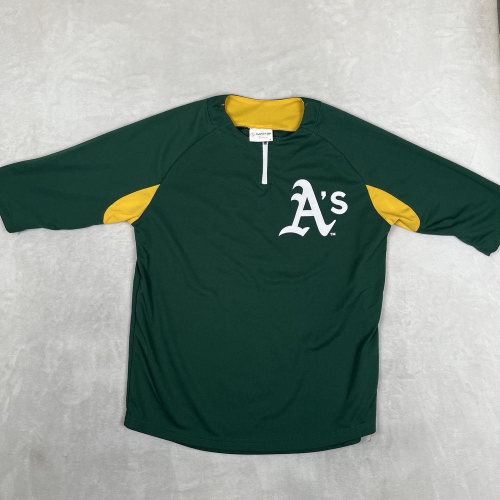 Oakland Athletics Jersey Mens Medium Green MLB Baseball Match-Up SGA